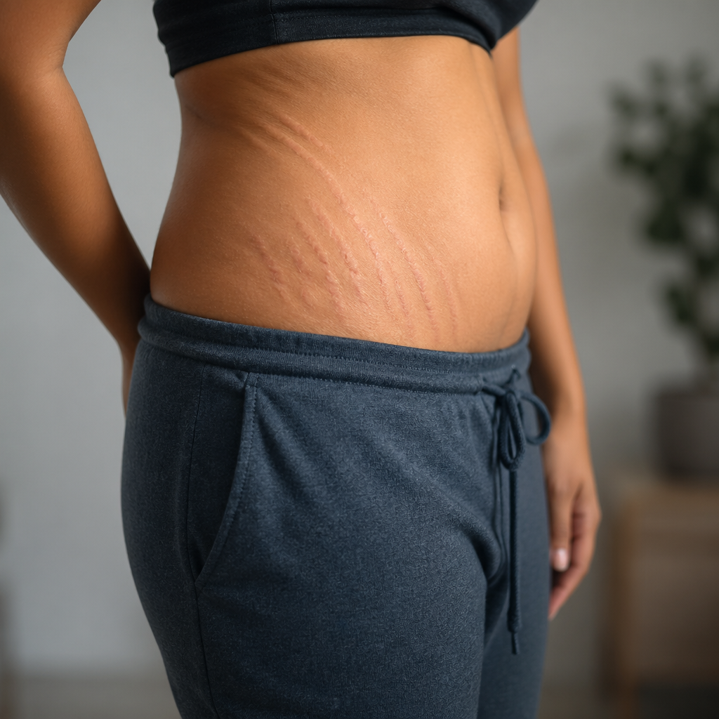Stretch marks laser treatment